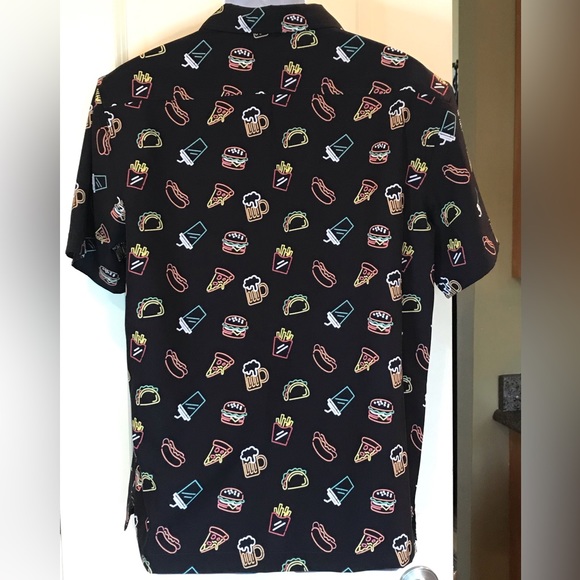 Caribbean swimwear button down shirt. NWT SIZE M - Picture 5 of 11